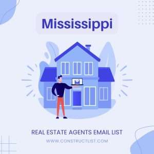 Mississippi Real Estate Agent Email List