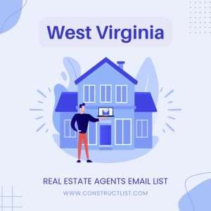 West Virginia Real Estate Agent Email List